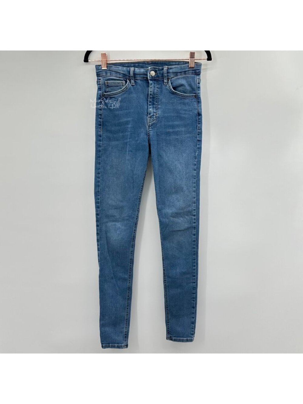 Topshop High-Waisted Skinny Jeans Size 25